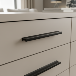 Úchytka PIREA / Černá matná