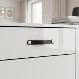 Úchytka CASE / Kůže černá