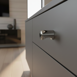 Knopka LIVIA / Lesklý chrom