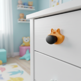 Úchytka HELLO Žlutá / černá