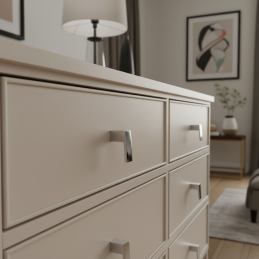 Knopka PRAKTIS / Lesklý chrom