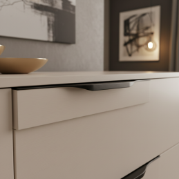 Úchytka CLAUDIA / Černá nerez