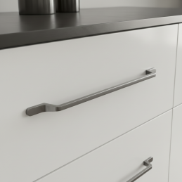 Úchytka ELIDA / Šedá saténová