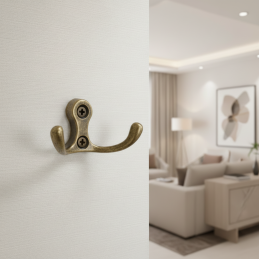 Věšák MIKEL S / Mosaz patina