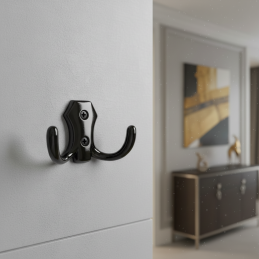 Věšák MIKEL M / Černý lesklý