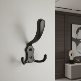 Věšák MIKEL XL / Černý matný