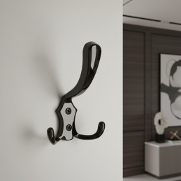 Věšák MIKEL XL / Černý lesklý