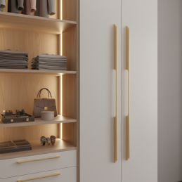 Šatní úchytka HANNA / Zlatá