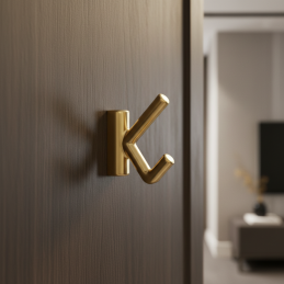 Věšák VIDOX / Zlatý leštěný