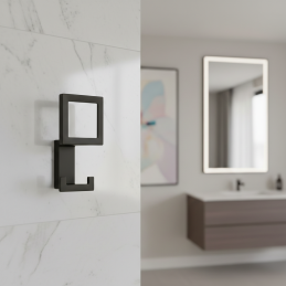 Věšák SILVIA / Černý matný