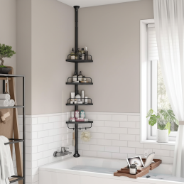 Rohová koupelnová polička...