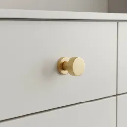Úchytka knopka RIOX / Broušené zlato