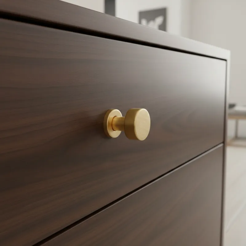 Úchytka knopka RIOX / Broušené zlato