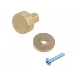 Úchytka knopka RIOX / Broušené zlato