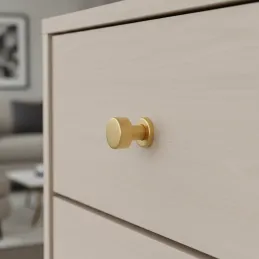 Úchytka knopka RIOX / Broušené zlato