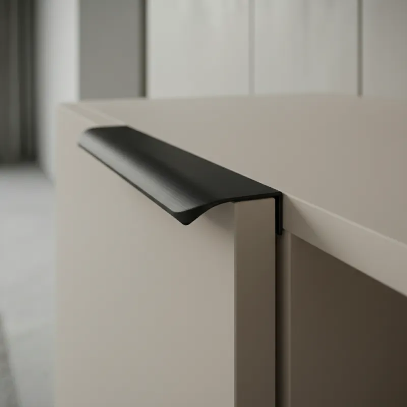 Úchytka na hranu dveří AVANTI / Černá matná