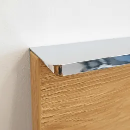 Úchytka na hranu dveří PADOVA / Lesklý chrom