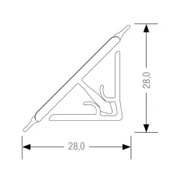 Těsnící lišta PFLEIDERER 112 / Dub Artisan