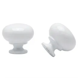 Úchytka knopka VALEA / Bílá lesklá