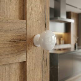 Úchytka knopka VALEA / Bílá...