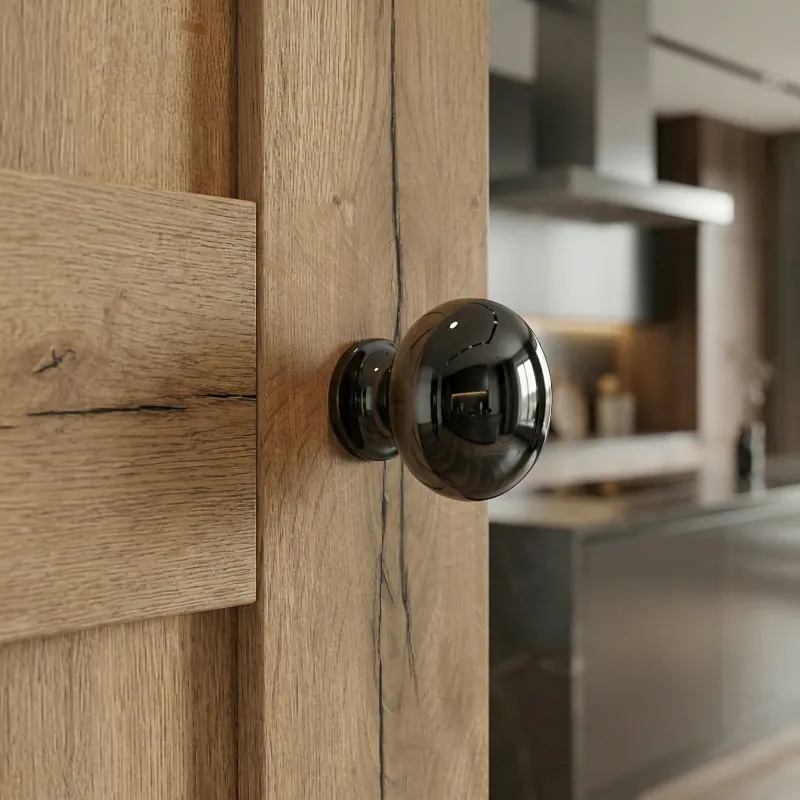 Knopka VALEA / Černý chrom