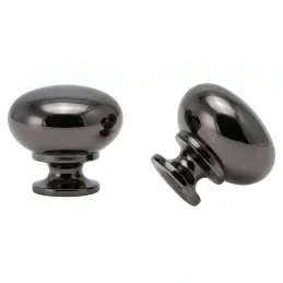 Knopka VALEA / Černý chrom