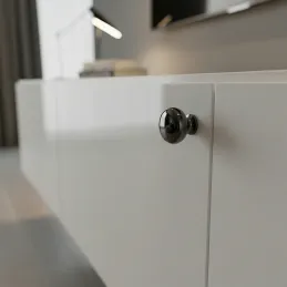 Knopka VALEA / Černý chrom