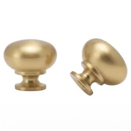 Úchytka knopka VALEA / Zlatá broušená