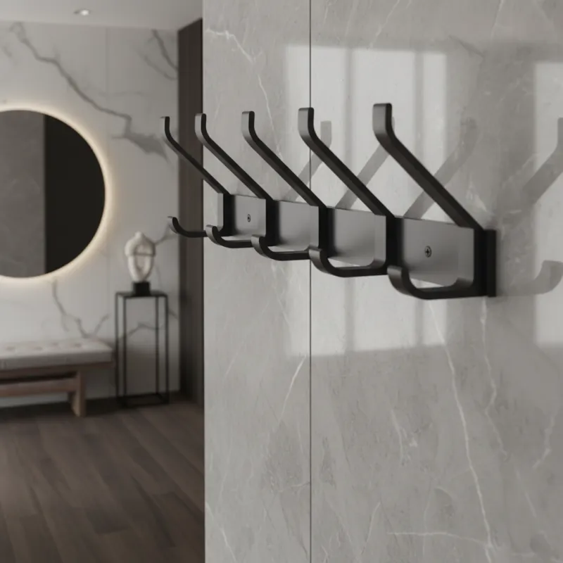 Nástěnný věšák MAXXA / Černý matný