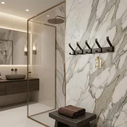 Nástěnný věšák MAXXA / Černý matný