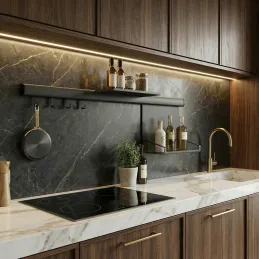 Sada závěsných polic OXXO I 900 mm / Antracit