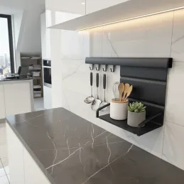 Sada závěsných polic OXXO I 600 mm / Antracit