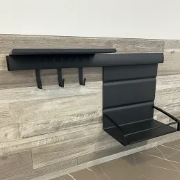 Sada závěsných polic OXXO II 600 mm / Antracit