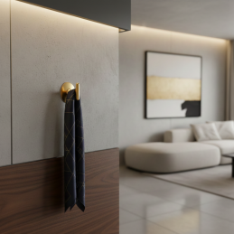 Věšák STYLLA / Zlatý lesklý