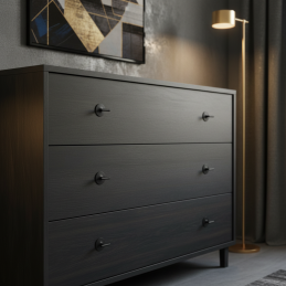 Úchytka knopka STYLLA / Černá matná