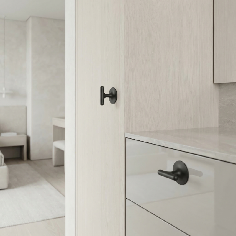 Úchytka knopka STYLLA / Černá matná