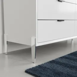 Nábytková nožička MORGAN / Lesklý chróm