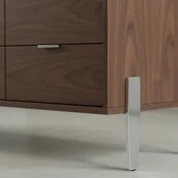 Nábytková nožička MORGAN / Lesklý chróm