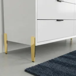 Nábytková nožička MORGAN / Zlatá lesklá