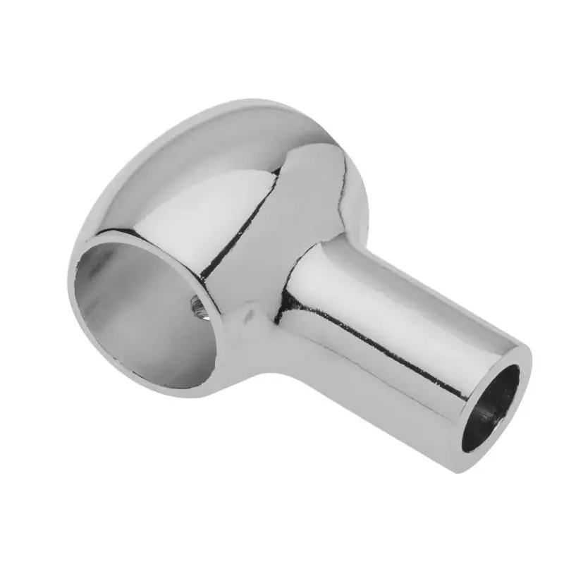 Nástěnný držák na závěsnou tyč / Lesklý chrom