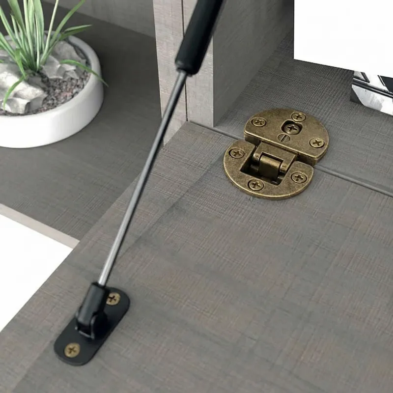 Sada 2ks závěsů na výklopná dvířka / Staromosazná