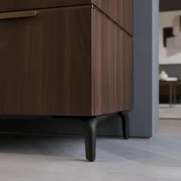 Nábytková nožička EBRO / Černá matná