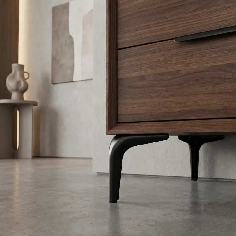 Nábytková nožička EBRO / Černá matná