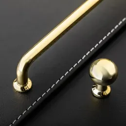 Úchytka KAREN / Zlatá lesklá