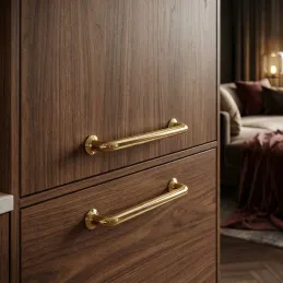 Úchytka KAREN / Zlatá lesklá