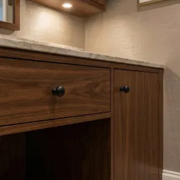 Úchytka knopka KAREN / Černá matná