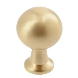 Úchytka knopka KAREN / Zlatá broušená