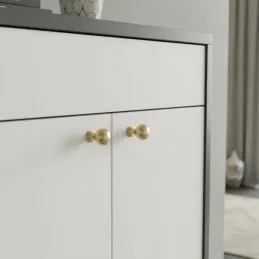 Úchytka knopka KAREN / Zlatá broušená