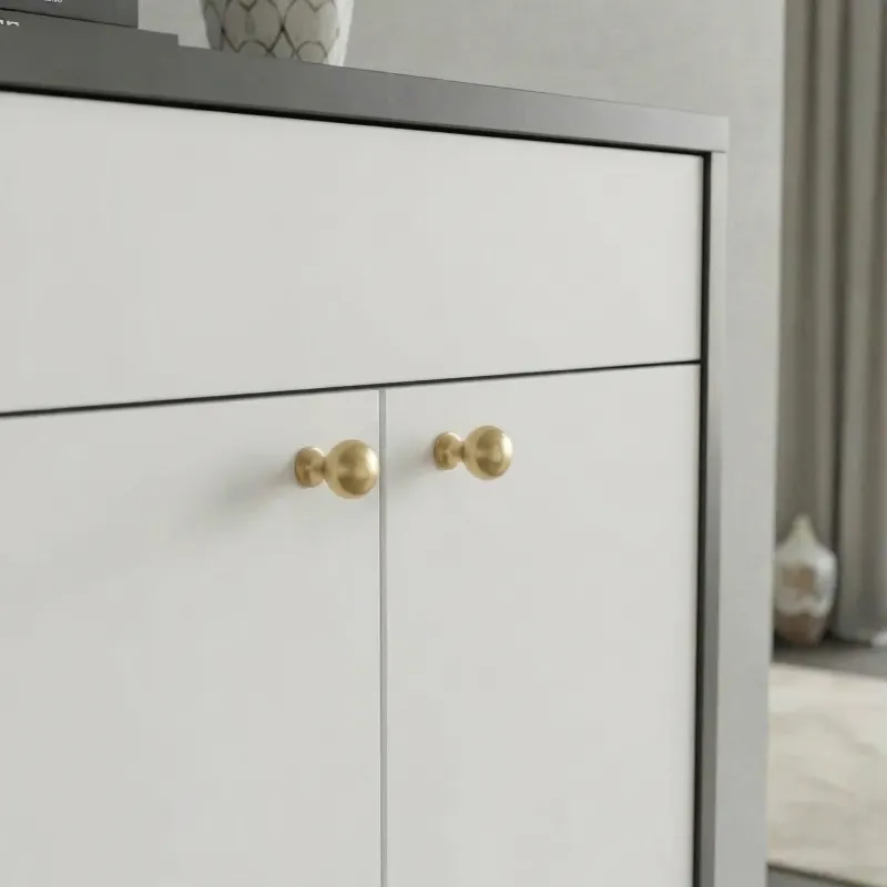 Úchytka knopka KAREN / Zlatá broušená