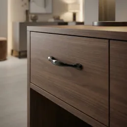 Úchytka LOREN / Černý chrom